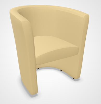 CANAPES - 1 place - CLUB fauteuil 1 place. simili cuir beige -