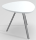 TRIUM Table basse forme triangulaire L.50xP.50xH.45cm