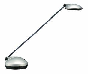 LUMINAIRES - Lampes - NOAH Lampe de bureau LED avec interrupteur sur socle 2 niveaux d'intensité lumineuse, 2 articulations, alu