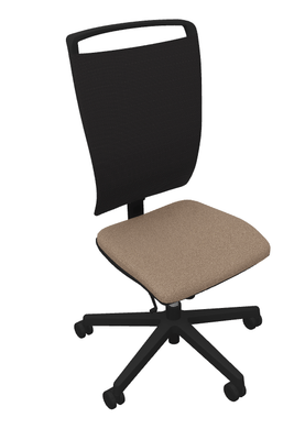 OPERATIVE - Dossier résille - DANDY MANAGER MESH siège mécanique synchrone décalé avec translation d'assise