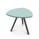 TRIUM Table basse forme triangulaire L.50xP.50xH.40cm