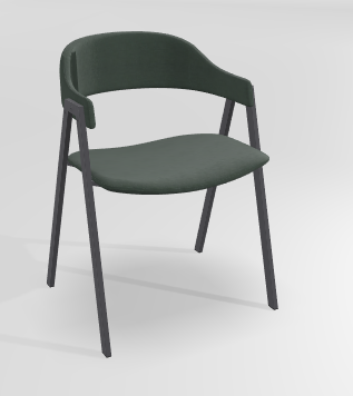 CHAISES ET TABOURETS - Pour tables standards, ht 75 cm, piétement 4 pieds - POPEYE Chaise L.53xP.43xH.77.5cm-hauteur assise 46cm