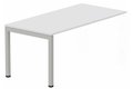 Module suivant table composable 140x80cm blanc/ aluminium - sur délai