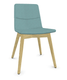 MELODY chaise 4 pieds bois frêne naturel