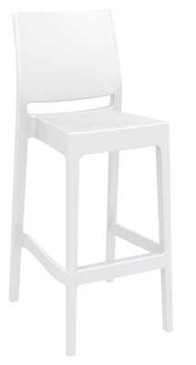 POLYPROPYLENE - CHAISES  - NEW YORK -Chaise Haut.75cm en polypropylène renforcé fibre de verre-Finition blanc