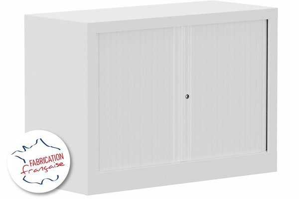 [Pas de famille] - [Pas de sous famille] - Armoire à rideaux H69,5xL100cm 1 tablette