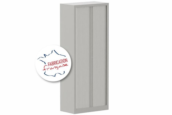 [Pas de famille] - [Pas de sous famille] - Armoire à rideaux H198xL80cm 4 tablettes