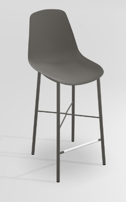 CHAISES ET TABOURETS - Pour tables hauteur 90 cm - DIXIE Chaise haute L.44xP.52xH.101.5cm-hauteur assise 65cm