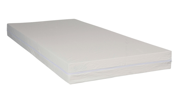 SCOLAIRE - Se Reposer - Matelas SATIN ép.13 cm mousse 35 kg/m3 housse - 90x200 cm