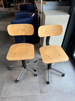 DESTOCKAGE - Chaise - Chaise bois coque hêtre avec structure chromé