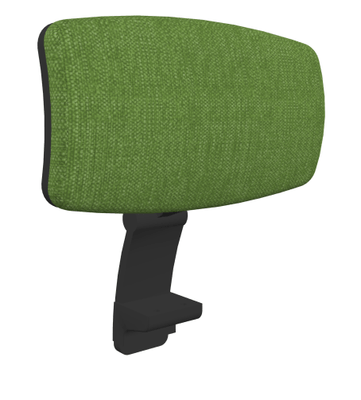 [Pas de famille] - [Pas de sous famille] - Têtière pour siège EOLE - Réglage en hauteur sur 60mm et en profondeur -  Tissu Berta Vert