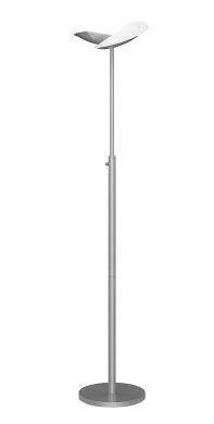 LUMINAIRES - Lampadaires - HELIZ Lampadaire en métal gris avec deux modules LED orientables et un éclairage puissant - HAUT 185 cm