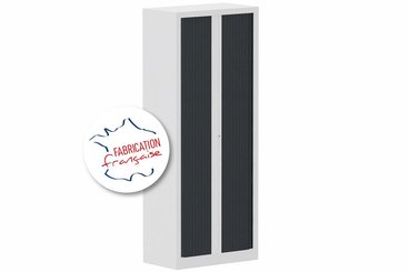 [Pas de famille] - [Pas de sous famille] - Armoire à rideaux H198xL80cm 4 tablettes