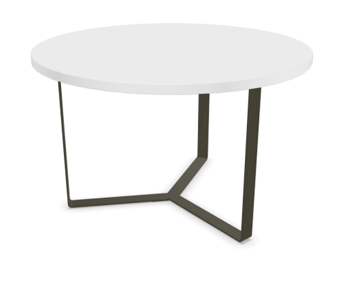 Gamme P1 - Tables de réunion - P1 Table ronde diamètre 120cm sur pied central