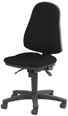OPERATIVE - Dossier tissu - ACTIV+ siège opérative asynchrone, tissu bondai noir