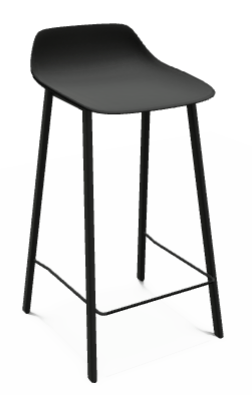 CHAISES ET TABOURETS - Tabourets - Jump Tabouret haut, tout noir
