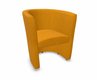 CLUB fauteuil 1 place, tissu STEP coloris jaune (STJ)