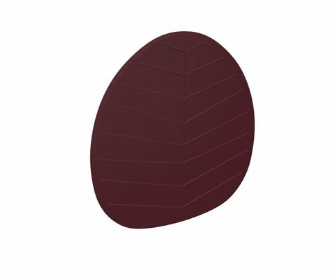 PANNEAUX ACOUSTIQUES - Pour plafond ou mur suspendu - LEAF panneau acoustique mural L.106xH.113cm ép.3cm, crochets livrés, coloris violet