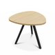 TRIUM Table basse forme triangulaire L.50xP.50xH.40cm