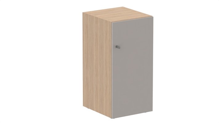 CASIERS - 1 case - Meuble à cases H.92xL.45xP.50cm - 1 case H86cm. porte pleine. serrure à clé