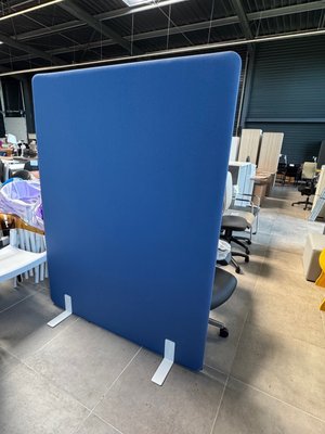 DESTOCKAGE - Bureau - Cloisons de séparation hauteur 180 cm x longueur 140 cm tissu bleu