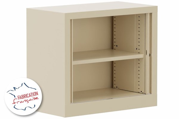 [Pas de famille] - [Pas de sous famille] - Armoire à rideaux H69,5xL80cm 1 tablette