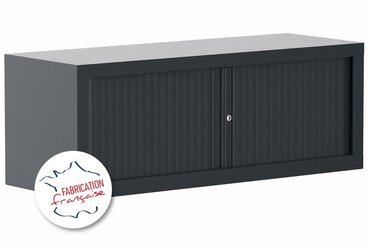 [Pas de famille] - [Pas de sous famille] - Armoire rehausse H44xL120cm coffre anthracite/rideaux anthracite