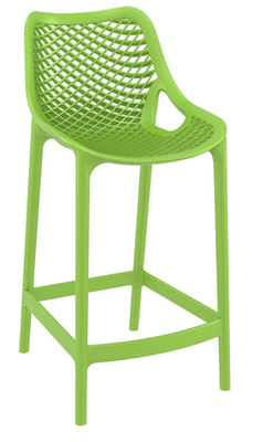 POLYPROPYLENE - CHAISES  - BAHIA - Chaise haute empilable .H65cm  en Polypropylène renforcé de fibre de verre - Finition vert olive