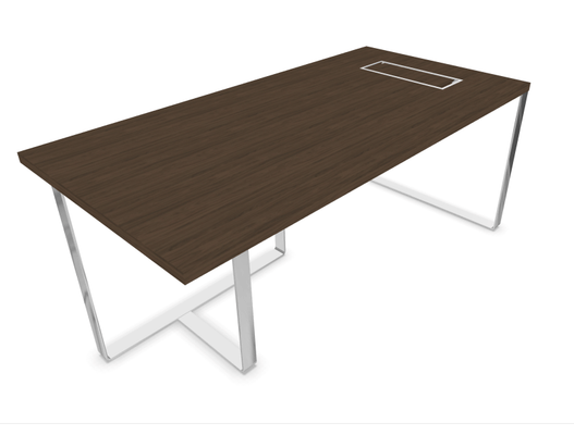 Gamme P1 - Tables de bureau - P1 Table de bureau 180x90cm - top access à droite - sans voile de fond.