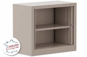 [Pas de famille] - [Pas de sous famille] - Armoire à rideaux H69,5xL80cm 1 tablette