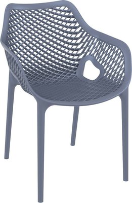 POLYPROPYLENE - FAUTEUILS  - BAHIA XL- Fauteuil en polypropylène renforcé fibre de verre-Finition anthracite(PAN)
