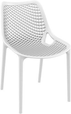 POLYPROPYLENE - CHAISES  - BAHIA-Chaise en polypropylène renforcè fibre de verre-Polypropylène recyclable, renforcé de fibre de verre. Finition: polypro BLANC (PBL)