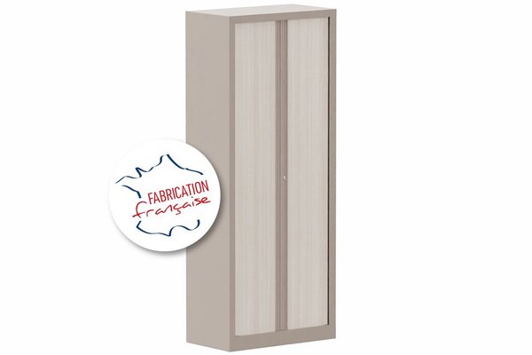 [Pas de famille] - [Pas de sous famille] - Armoire à rideaux H198xL80cm 4 tablettes