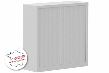 [Pas de famille] - [Pas de sous famille] - Armoire à rideaux H120xL120cm 2 tablettes