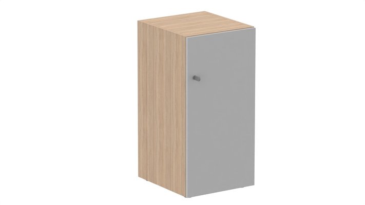 CASIERS - 1 case - Meuble à cases H.92xL.45xP.50cm - 1 case H86cm. porte pleine. serrure à clé