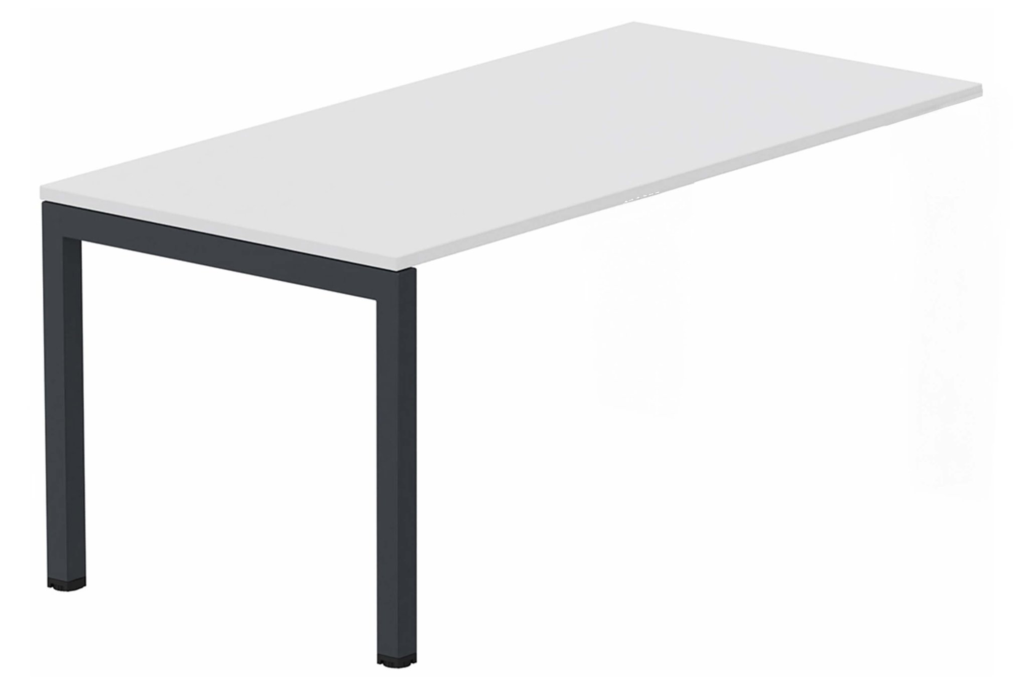Module suivant table composable 160x80cm blanc/ anthracite - sur délai