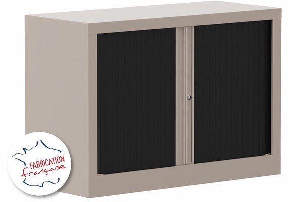 [Pas de famille] - [Pas de sous famille] - Armoire à rideaux H69,5xL100cm 1 tablette