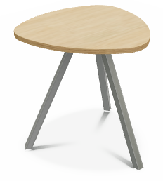 TABLES BASSES - Trium - TRIUM Table basse forme triangulaire L.50xP.50xH.45cm