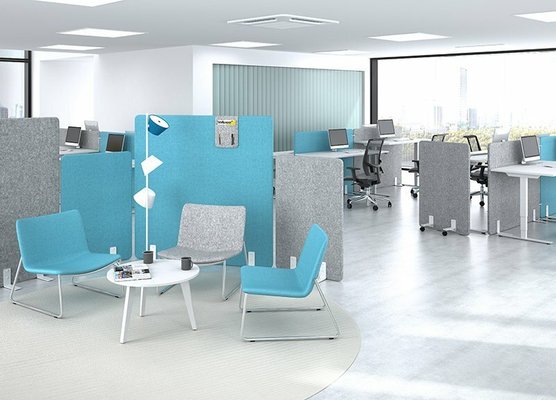 CLOISONS - Tissu super acoustiques - Cloison super acoustique L.1000x H.1400, coloris AD2