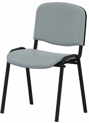 VISITEURS ET FONCTIONNELS - 4 Pieds - JOKER + chaise 4 pieds, tissu BONDAI coloris gris clair (BNG)