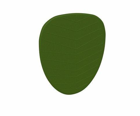 PANNEAUX ACOUSTIQUES - Pour plafond ou mur suspendu - LEAF panneau acoustique mural L.133xH.161cm ép.3cm, crochets livrés, coloris vert foncé