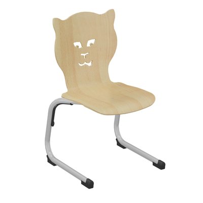 SCOLAIRE - Decouvrir - Chaise GIPSY II coque Y1 Nala bois Blueprotech® pièt. alu époxy - T3