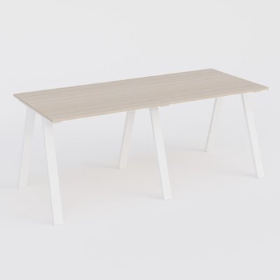 [Pas de famille] - [Pas de sous famille] - Table Keops Métal 280x120 cm de profondeur et hauteur 109 cm . Plateau épaisseur 25mm.