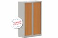 Armoire à rideaux H160xL100cm 3 tablettes