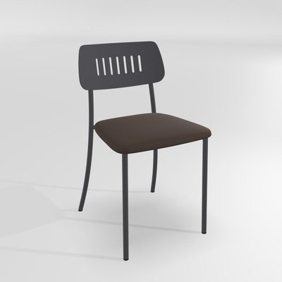 CHAISES ET TABOURETS - Pour tables standards, ht 75 cm, piétement 4 pieds - HARMONY Chaise L.42.5xP.48xH.76.5cm-hauteur assise 46cm