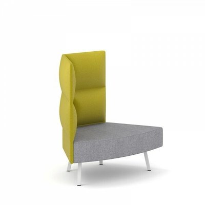CANAPES - Modulable - PULL Fauteuil 1 place avec accotoir à droite dossier à 2 niveaux hauteur 113 cm largeur 104 cm profondeur 69 cm finition à définir