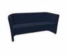 CLUB canapé 3 places, tissu STEP coloris bleu foncé