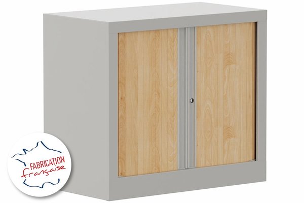 [Pas de famille] - [Pas de sous famille] - Armoire à rideaux H69,5xL80cm 1 tablette
