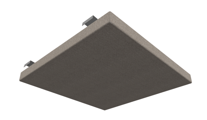 PANNEAUX ACOUSTIQUES - Pour plafond ou mur suspendu - SQUARE panneau acoustique pour plafond type Armstrong L.57.5xP.57.5cm ép. 48mm-Finition tissu BERTA