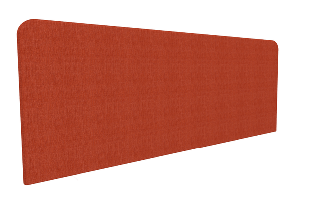 PANNEAUX ECRANS POUR BENCH - Tissu acoustique - Panneau-écran SUPER ACOUSTIQUE BENCH. L.140xH.53cm. tissu rouge